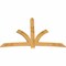 Ekena Millwork Davenport Rough Sawn Timber Gable Bracket, Western Red Cedar, 96"W x 64"H x 2"D x 6"F, 16/12 Pitch GBW096X64X0206DAV00RWR - alternate 4